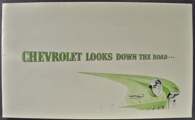 1956 Chevrolet Biscayne Concept Car Brochure Excellent Original 56 Not a Reprint