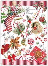 Michel Design Works Kitchen Towel, Peppermint (810347)