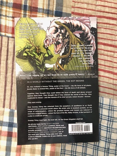 Swamp Thing Book 3: Rotworld de Scott Snyder (DC Comics TPB) Foto 3 de 4