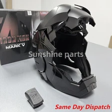 2025 Autoking Iron Man Black MK5 Helmet Electronic Wearable Voice-control Mask