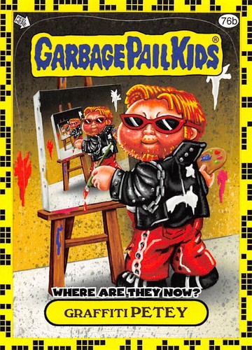 GARBAGE PAIL KIDS 2011 FLASHBACK SERIES 2 PICK-A-CARD YELLOW BASE STICKERS TOPPS - Picture 304 of 321