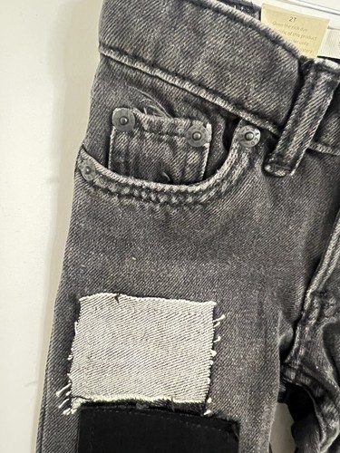 Levis 511 Slim Sz 2T Kids Patchwork Gray Jeans Vertical Stretch NWT $40 Unisex - Picture 16 of 20