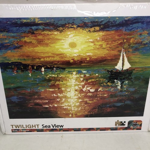 1000 Pcs High Quality Jigsaw Puzzle Twilight Sea View New Sealed - Picture 5 of 7
