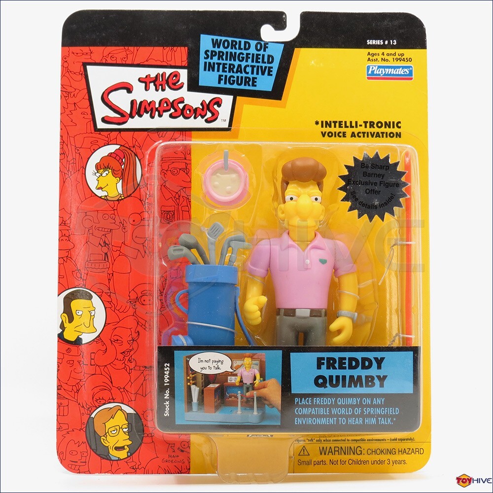 The Simpsons Freddy Quimby series 13 World of Springfield figure
