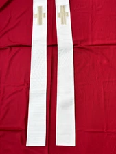 Beautiful white  stole