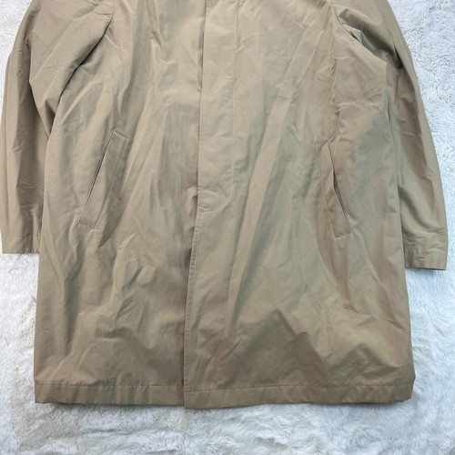 Joseph Abboud Long Trench Coat Mens Size 46R Beige - Picture 5 of 16