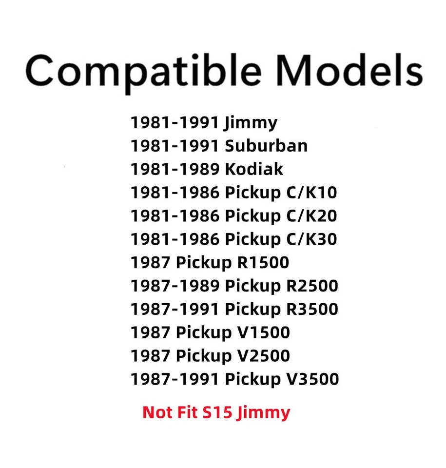 Fits GMC Pickup Suburban Jimmy Topkick Driver Left Front Door Window Glass Foto 2 de 4