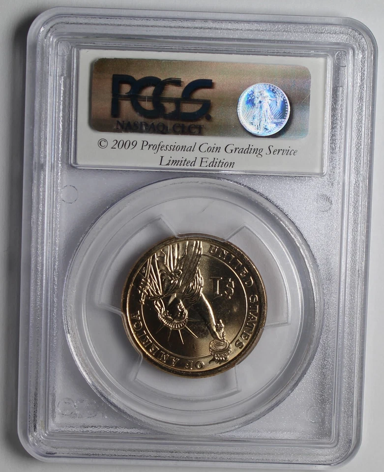 PCGS (2009) ONE DOLLAR (BARACK H. OBAMA)-LIMITED EDITION- - Image 2 of 2