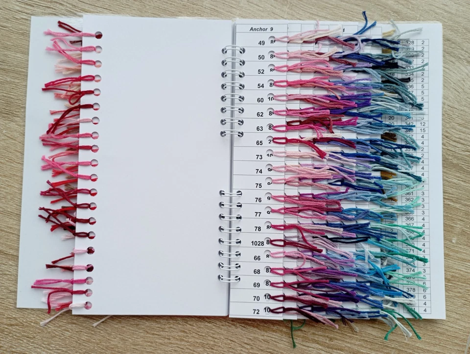 Anchor Color Book Catalog with Real Thread Samples – 444 Color Threads – 23 Page - Image 2 of 4