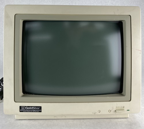 Goldstar MBM-2105G Vintage Monitor for Apple II Atari C64 - Picture 2 of 9