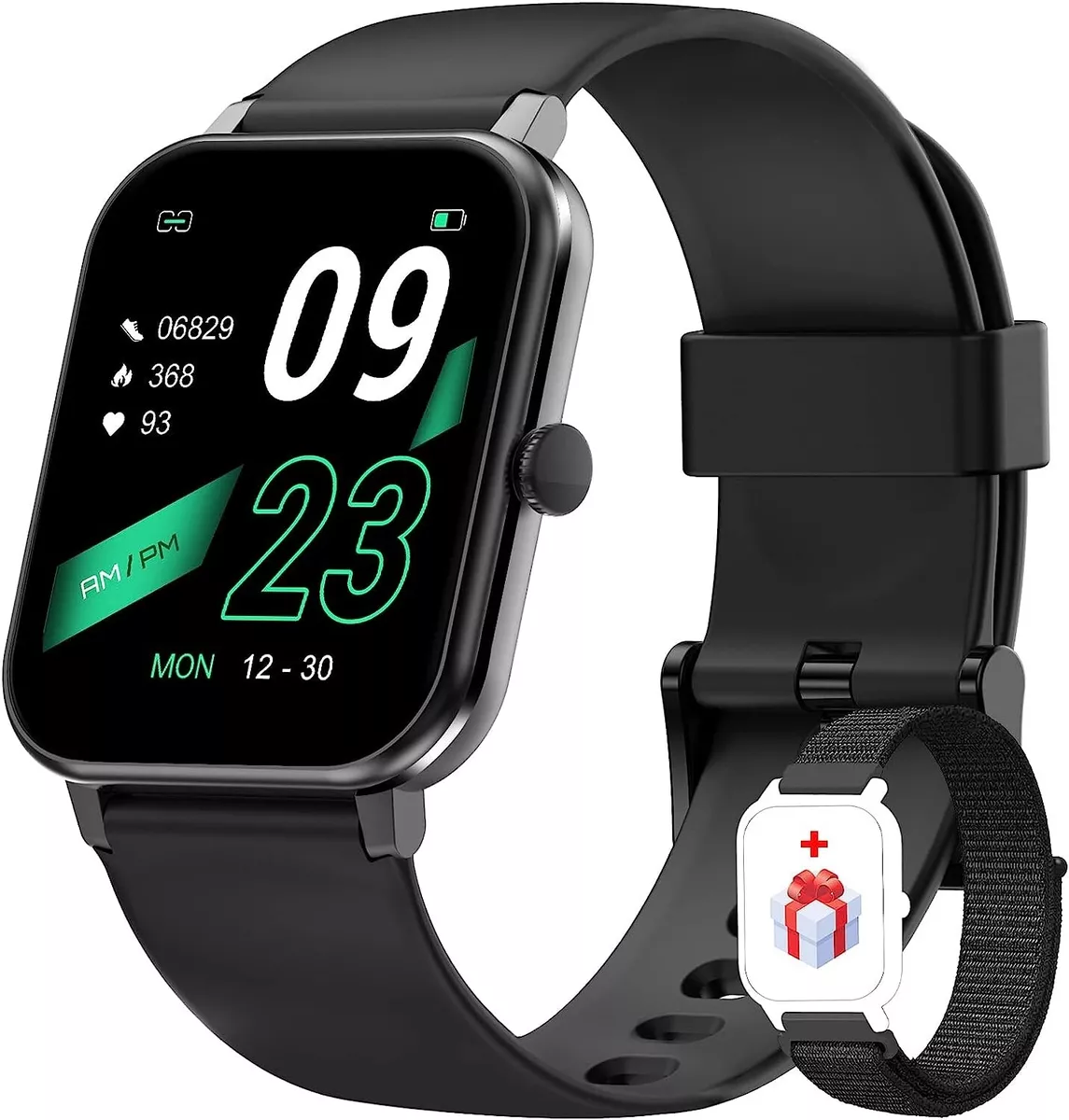 Smart Watch Men Women Fitness Tracker Waterproof IP68 Heart Rate