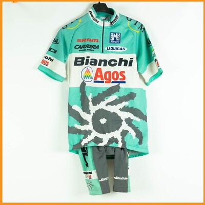 NEW M BIANCHI AGOS MTB SUIT JERSEY BIB SHORTS CYCLING MOUNTAIN