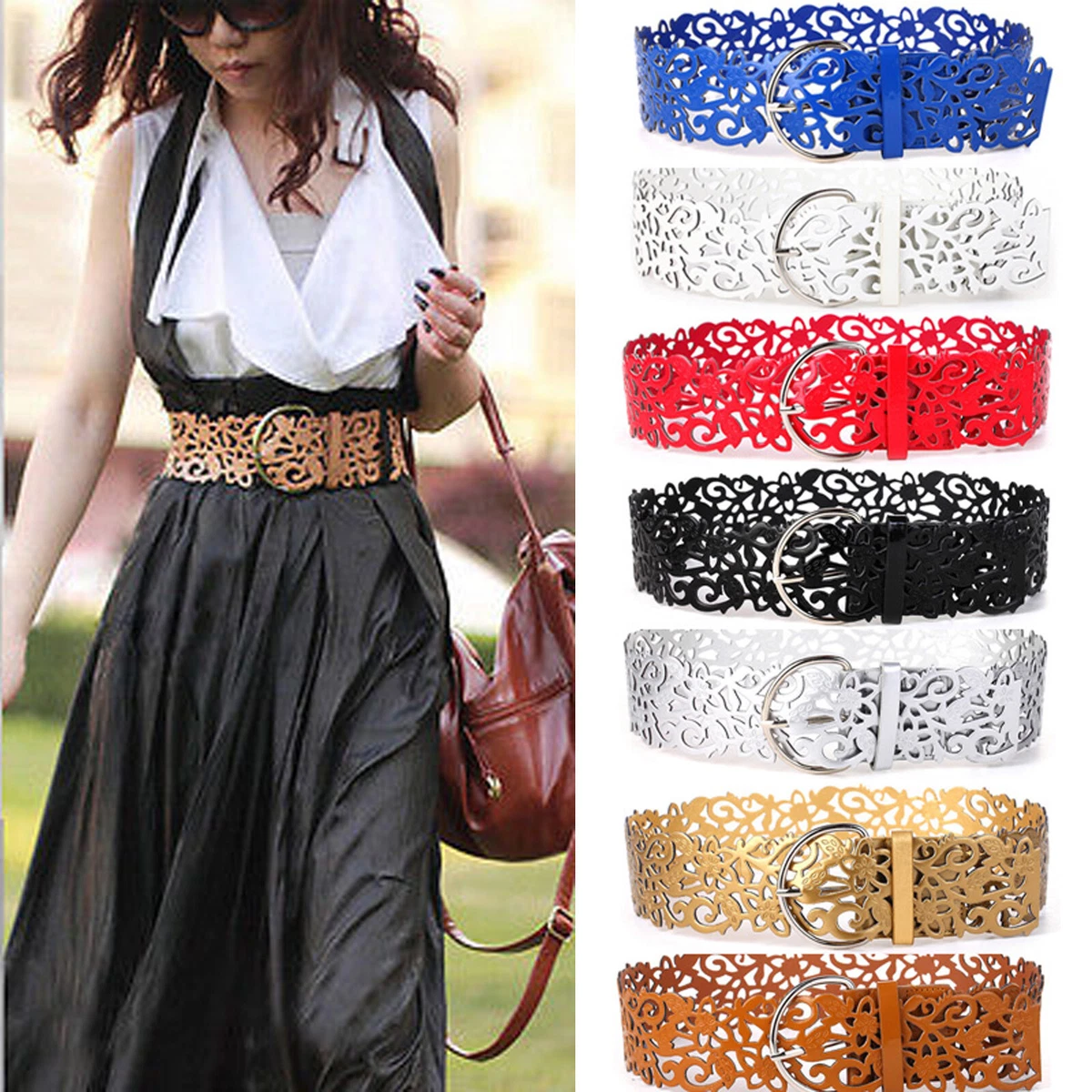 Ladies belts for clearance dresses