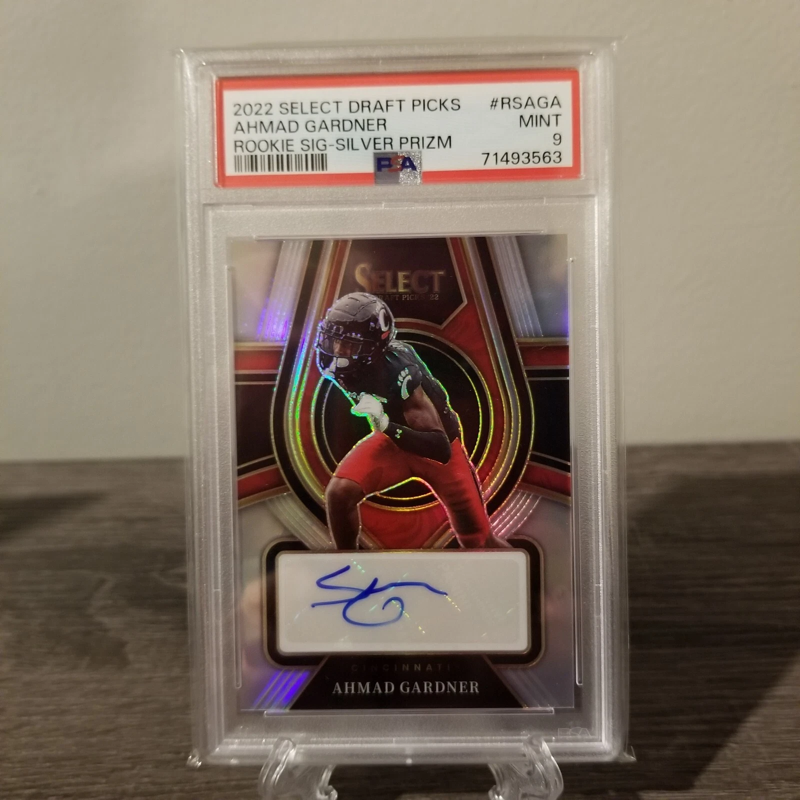 Sauce Gardner Panini Select Draft Picks Rookie Signatures #RSAGA Silver