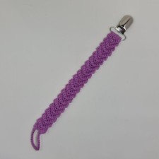 Crochet Dummy Pacifier Clip baby shower gift