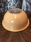 Vintage Autumn Rainbow Pyrex Clear Bottom Nesting Mixing Bowl 325