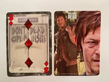 Swap Cards WALKING DEAD Daryl Three of Diamonds  AMC Norman Reedus 2013 Cardinal
