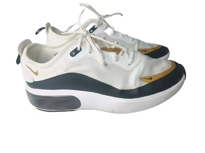  Nike Air Max Dia Shoes Women's Size 8.5 Sneakers White Black Gold 