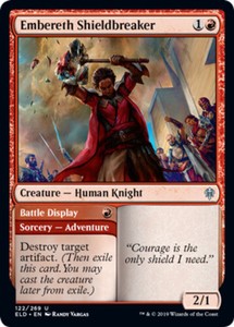 Embereth Shieldbreaker // Battle Display - Foil x1 - Throne of Eldraine - NM-Min
