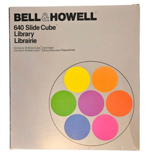 Bell  Howell 16 Slide Cube Cartridge Library Organizer Holds Up To 640 Slides