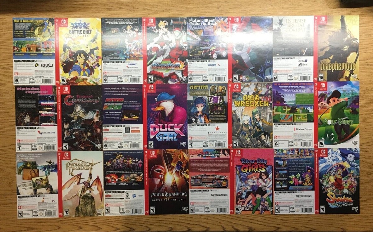 Nintendo Switch Limited Run - Box Art Covers Only (Authentic Nintendo Switch Limited Run - Box Art Covers Only (Authentic