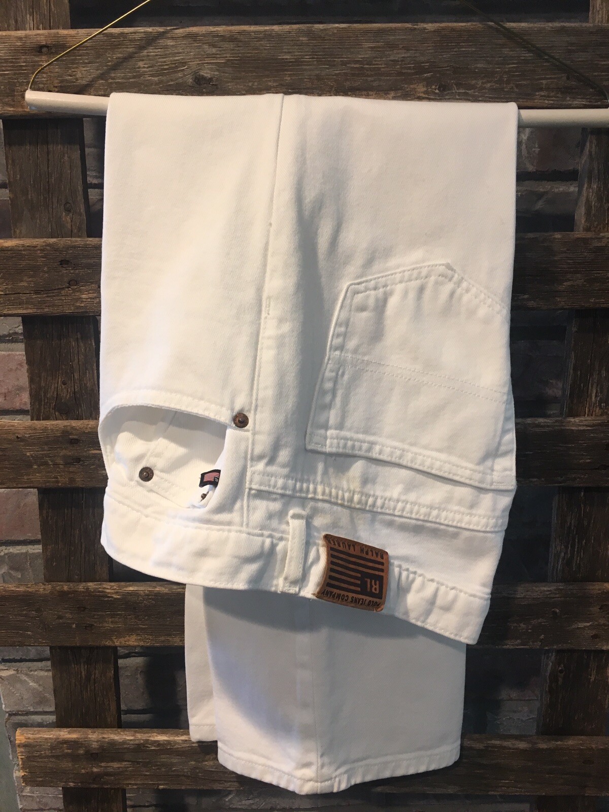Women’s Polo Jeans Company Ralph Lauren Jeans Size 12, White, Cropped
