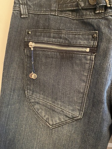 Women’s Gio Goi UK 10/12 Dark Blue Low Rise Denim Jeans Waist 30 Length 32 - Picture 13 of 13