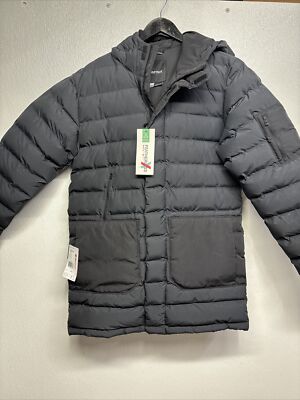 Marmot Alassian Featherless Puffer Mens Parka Medium Black NWT #Z1B