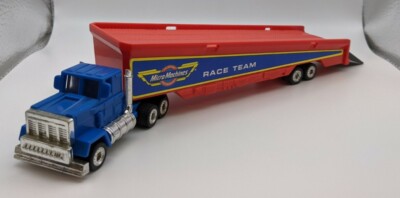 Micro Machines Race Team BIG RIG HAULER - 1988 Vehicle Carrier Playset