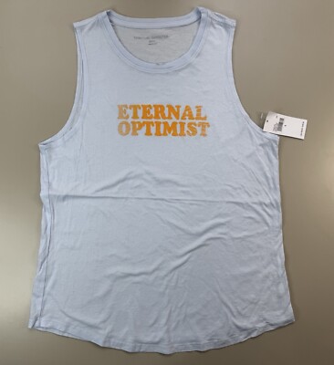 Spiritual Gangster Womens Muscle Tank Sz S Blue Gym Yoga Workout Run Hike Walk