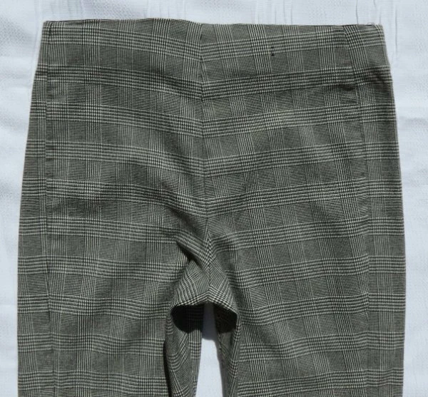 $69 INC черный и белый клетку тянуть на эластичной середины подъема тонкий Bootcut брюки США M 8 - Изображение 4 из 4