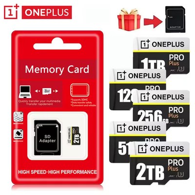 OnePlus 2TB High-Speed V30 A2 4K SD Card 512GB 256GB Memory Card 1TB Micro TF SD