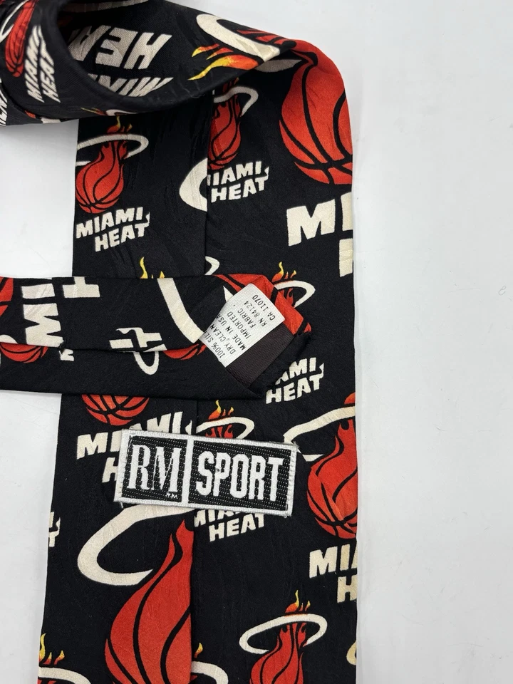 Corbata de baloncesto Miami Heat NBA para hombre regalo Foto 3 de 4