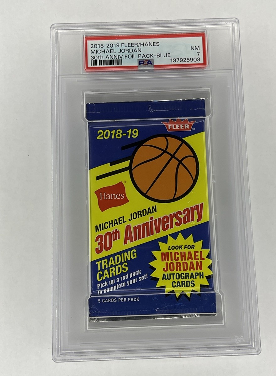 2018-19 Fleer Hanes Michael Jordan 30th Anniversary Pack Sealed