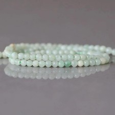 2mm Burma Jade Beads Smooth Round Natural Gemstone 15" Strand DIY Jewelry