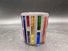 Piece By Piece 2.75 Votive Mosaic Glass Candle Holder Home Decor Accent