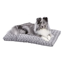 Time 30" Dog Crate Mat Ombre Swirl Gray Machine Washable