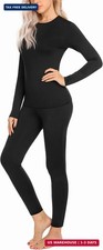 Thermal Underwear for Women Long Johns Sets Lightweight Base Layer