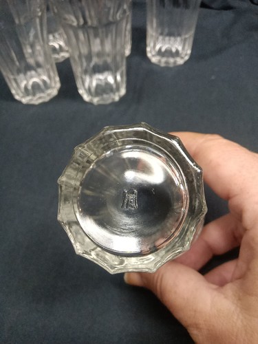 Set Of 6 MCM Hazel Atlas Juice Glasses - Picture 5 of 8
