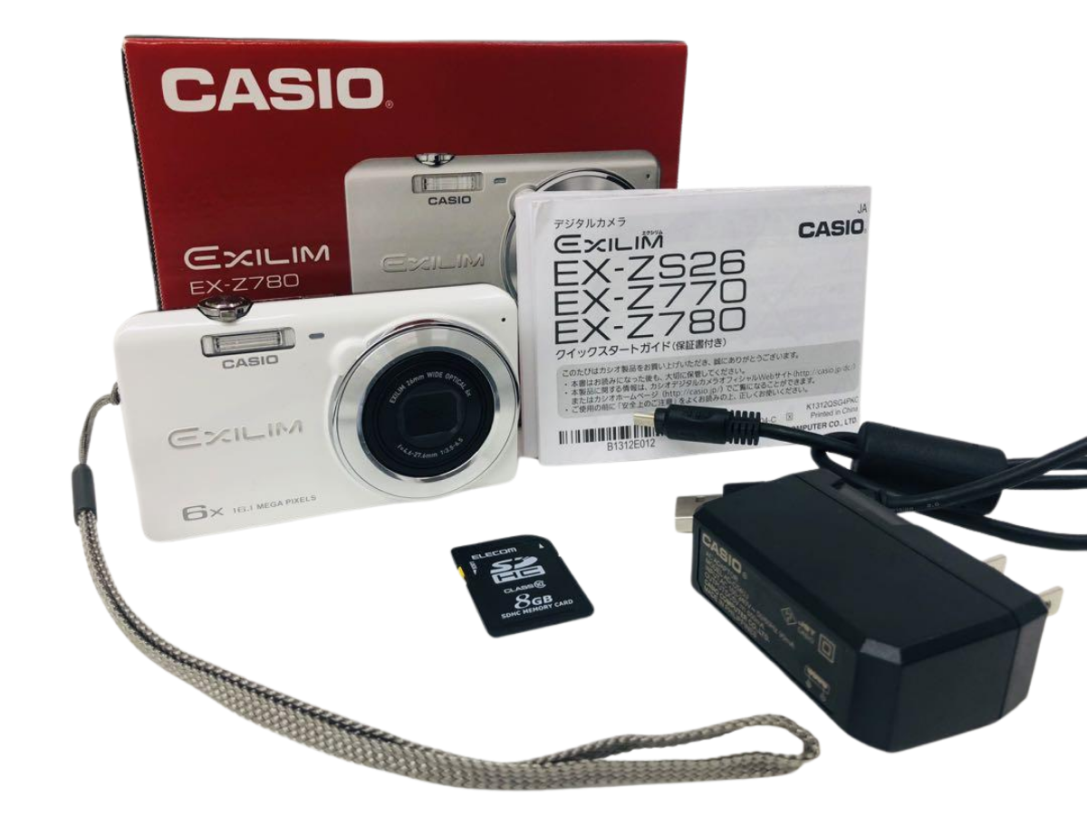 CASIO EXILIM EX-Z780 16.1MP Compact Digital Camera White From