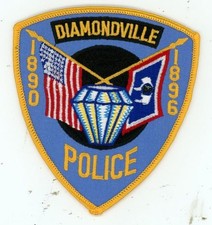 WYOMING WY DIAMONDVILLE POLICE NICE SHOULDER PATCH SHERIFF