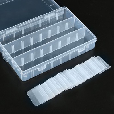 Electronic Components Screws Assortment Organiser Case 8/13/28 Grids Storage Box