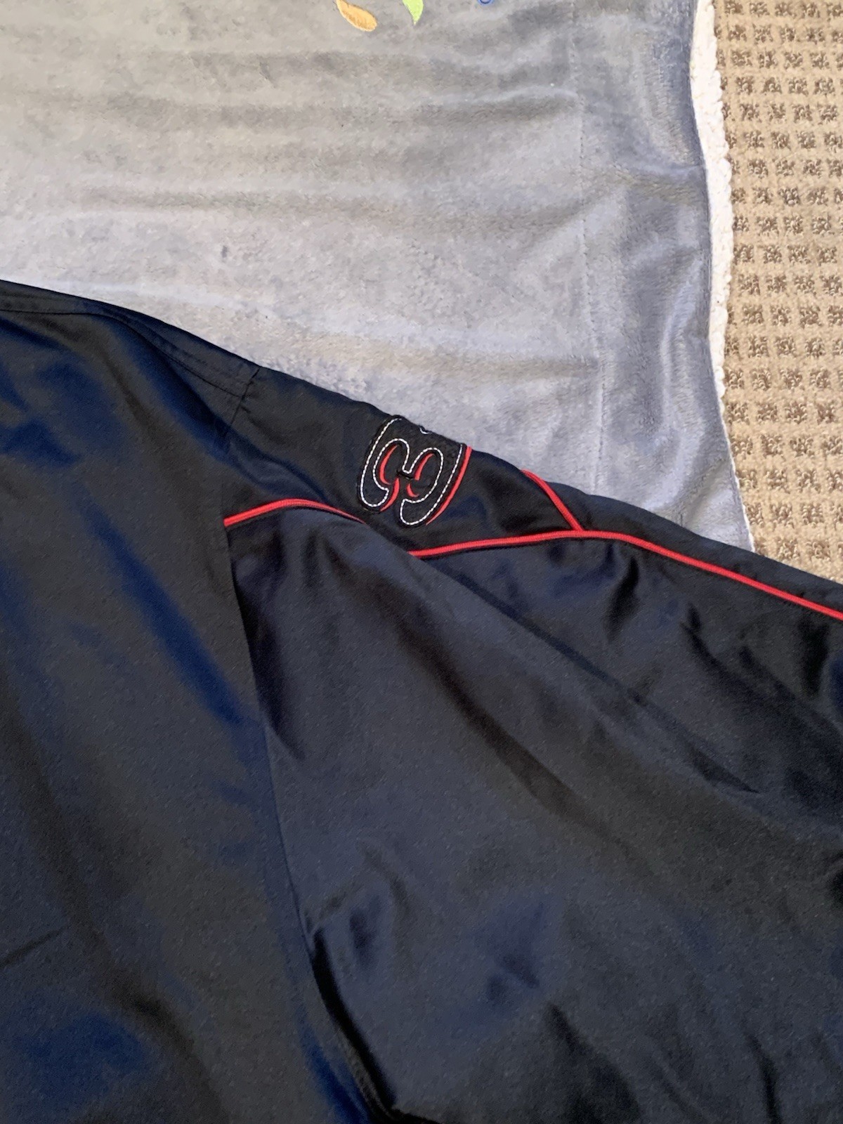 Rare Vintage Reebok Allen Iverson Black Snap Jacket Men’s 3XL image 7