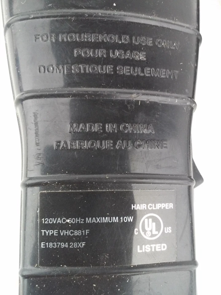 Cortapelos Sunbeam VHC881F negra Foto 2 de 3