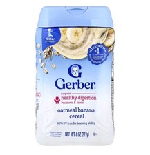 Cereal, 2nd Foods , Oatmeal Banana, 8 oz 227 g 