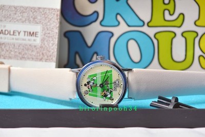 Bradley Vintage 70er Jahre Mickey & Minnie Mouse Chrom Handaufzug Uhr