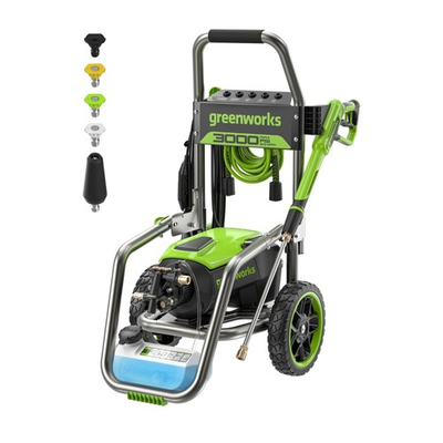 #ad Greenworks 3000 PSI Electric Pressure Washer 25Ft Hose 35Ft Cord w 5 Nozzles $424.99