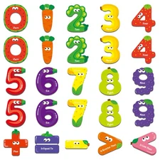 Magnetic Numbers  Math Symbols Set for Kids - 25PCS Educational Tools