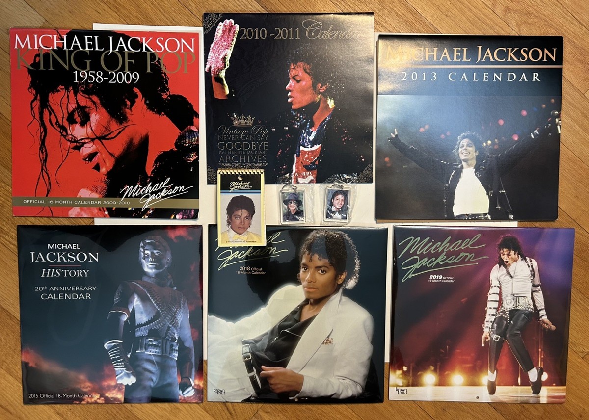 MICHAEL JACKSON OFFICIAL CALENDAR LOT Triumph BrownTrout Danilo