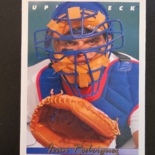 Upper Deck 1993 Ivan Rodriguez Baseball Card #123 Texas Rangers MLB